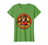 Mademark Eager Monkey Pressing the Big Red Button T-Shirt - Women - size chart