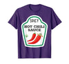 Lustige Essen & Sauce Fasching Kostüm Co. Chilli Sauce Costume Funny Fancy Dress Costumes for Men and Women T-Shirt - size