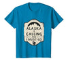 Alaska is Calling and I Must Go Mountains Bear T-Shirt - size chart