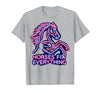 Mademark Horses Fix Everything Horse Riding Design T-Shirt - Men - size chart
