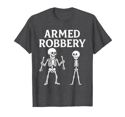 Armed Bones Joke Joke Apparel Men Women sarcastic Funny Skeleton Pun Armed Bones Joke Halloween Humor Costume T-Shirt - size