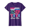 Gender Reveal Family Matching Burnouts or Bows Titi Loves You Gender Reveal Party T-Shirt - size chart