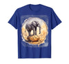 Mademark Elephant Balancing on Desert Rock Graphic T-Shirt - Men - size chart