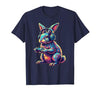Rabbit Gaming Animal Video Games Funny Rabbit T-Shirt — design detail