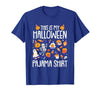 Halloween Shirts Costume Women Men Kids Pajama This is My Halloween Pajama Shirt Pumpkin Witch Skeleton T-Shirt - size chart