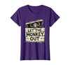 Mademark Let the Monkey Out Wild Primate Graphic Design T-Shirt - Women - size chart