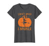 PDUS32 I Don't Spook I Sparkle Funny Halloween I Don't Spook I Sparkle Funny Halloween Girl Witch Pumpkin T-Shirt - size