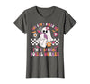 Groovy Ghost School Social Worker Halloween Shirt You Can't Scare Me I'm a School Social Worker Halloween T-Shirt - size