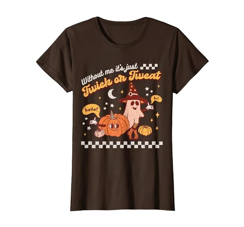 Halloween Retro Pumpkin Spice Ghost SLP Costume Speech Therapy Retro Spooky Fall Pumpkin Pathologist Season T-Shirt - size