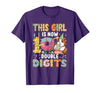 Rodent Birthday Costume Girl Costume 10 Double Digits Funny 10th Birthday Guinea Pig T-Shirt - size chart