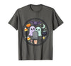 Mademark Ghost & Spirits - Ghost (99 Problems All) T-Shirt - size chart
