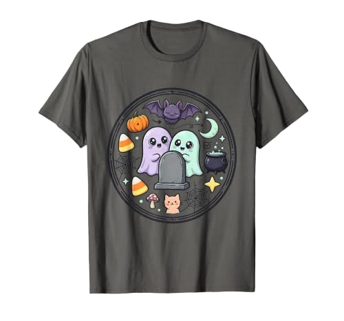 Mademark Ghost & Spirits - Ghost (99 Problems All) T-Shirt - size chart