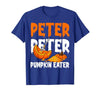 Halloween Matching Couple Shirts Women Men Funny Peter Pumpkin Eater Halloween Costume Men Boyfriend T-Shirt - size chart
