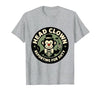 Mademark Head Clown Reporting For Duty Circus Monkey Design T-Shirt - Men - size chart