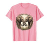 Mademark Mama Elephant and Calf Touching Trunks Gift T-Shirt - Men - size chart
