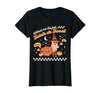 Halloween Retro Pumpkin Spice Ghost SLP Costume Speech Therapy Retro Spooky Fall Pumpkin Pathologist Season T-Shirt - size