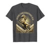 Mademark Horses Over Everything Equestrian Design T-Shirt - Men - size chart