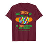 Presto Autism Awareness Halloween October Pumpkin Autism Awareness Halloween Fall October Puzzle Pumpkin T-Shirt - size chart