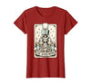 Marching Band Mom Tarot Card Skeleton Halloween Marching Band Mom Tarot Card Skeleton Mom Musical Instrument T-Shirt - size