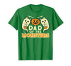 Mens Halloween Shirts For Dad Daddy Papa Men Halloween Dad of Monsters Funny Family Costume Papa Daddy T-Shirt - size chart