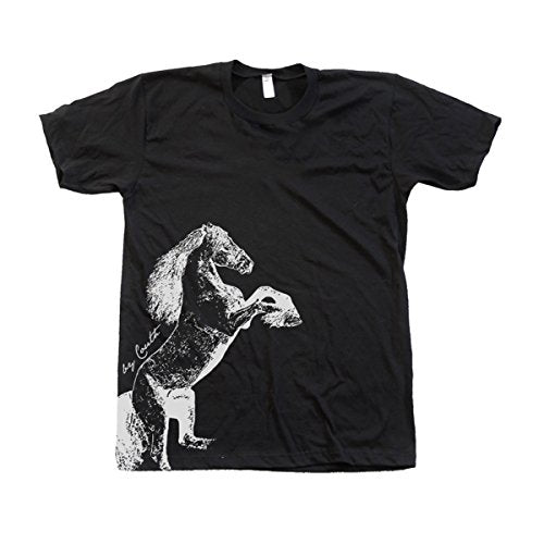 Couthclothing Men's Horse Crew Neck American Apparel T-Shirt - size chart