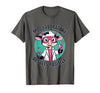 Mademark Moo Laboratory Results Positive Cow Design T-Shirt - size chart