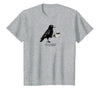 Hello Darkness My Old Friend Crow Coffee Halloween Hello Darkness My Old Friend Crow Coffee Spooky Halloween T-Shirt - size