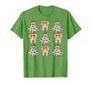 Dentist Dental Halloween Costume Tee Gifts Floral Ghost Teeth Dental Dentist Halloween Costume T-Shirt - size chart