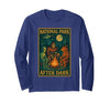 National Park After Dark Tee National Park After Dark: Alien Bigfoot Bear Camping Long Sleeve T-Shirt - size chart