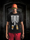 Tstars Pumpkin Halloween Shirt Men Scary Jack-O'-Lantern Face Funny Tee - size chart