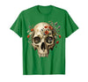 Mademark Elephant Skull Wildflower Bloom Graphic T-Shirt - Men - size chart