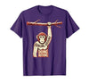 Mademark Hanging Around Doing Nothing Funny Monkey Design T-Shirt - Men - size chart