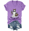 WQFQW Boo JEE 2026 Ghost Funny Halloween Leopard Print Ghost Shirt for Women - size chart