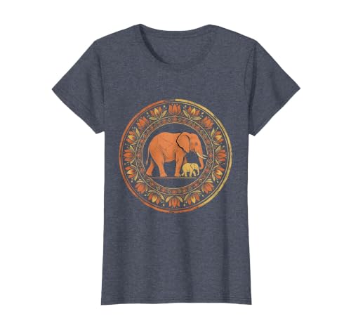 Mademark Elephant Mom and Baby Pregnancy Announcement T-Shirt - Women - size chart
