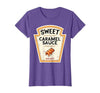 Halloween Shirts For Women Men Kids Boys Girls Halloween Caramel Sauce Funny Food Costume Women Men Kids T-Shirt - size chart