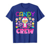 Candy Land Candy Crew Party Halloween Costumes T-Shirt - size chart