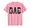 Fishing Gifts for Dad Father's Day Fisherman Fishing Dad Birthday Classic Bold Font Fish Daddy T-Shirt - size chart