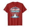 Mademark Halloween Weather Flash Flood Phantom Spooky Storm T-Shirt - size chart