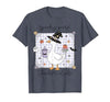 Spooky Goose Teacher Halloween Costume Funny Halloween Silly Goose Witch Spooky Goose Teacher Club T-Shirt - size chart