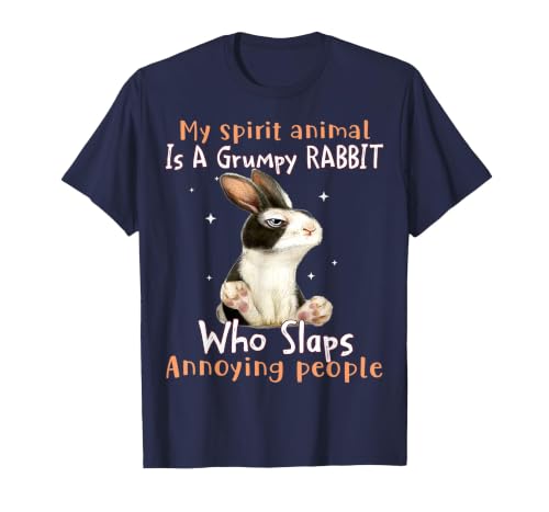 Cute Rabbit Lover Bunny Graphic T-Shirt (Dark Heather Grey) — design detail