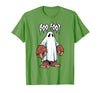 Spooky Bigfoot Sasquatch Ghost Halloween Humor Fun Boo Foot Bigfoot Ghost Sasquatch Halloween Funny Humor T-Shirt - size