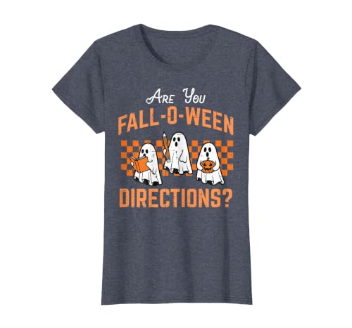 Halloween Shirts For Women Men Kids Boys Girls are You Falloween Directions Funny Halloween Teacher Teach T-Shirt - size