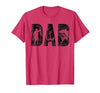 Fishing Gifts for Dad Father's Day Fisherman Fishing Dad Birthday Classic Bold Font Fish Daddy T-Shirt - size chart