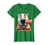 Mademark Boop The Snoot Funny Polar Bear Design T-Shirt - size chart