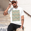 LIXLZH Lovely Cartoon Cats Print Softness Short Sleeve T-Shirt Crew Neck T-Shirts Everyday Casual Wear Gym Sessions White - size chart