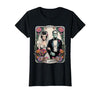 The Lovers Tarot Card Spooky Halloween Women Men The Monster Frankenstein and Bride The Lovers Tarot Card T-Shirt - size