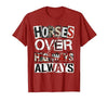 Mademark Horses Over Highways Always Equestrian Design T-Shirt - size chart