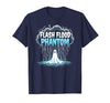 Mademark Halloween Weather Flash Flood Phantom Spooky Storm T-Shirt - size chart