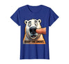 Mademark Boop The Snoot Funny Polar Bear Design T-Shirt - size chart