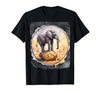 Mademark Elephant Balancing on Desert Rock Graphic T-Shirt - Men - size chart